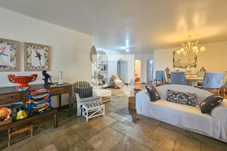 Sala de apartamento para alugar com 3 quartos, 170m² em Jardim das Conchas, Guarujá