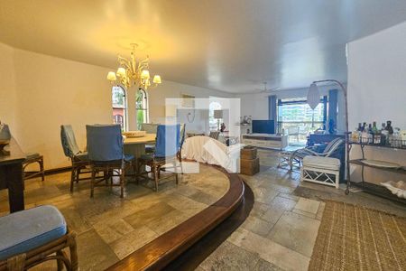 Sala de apartamento para alugar com 3 quartos, 170m² em Jardim das Conchas, Guarujá