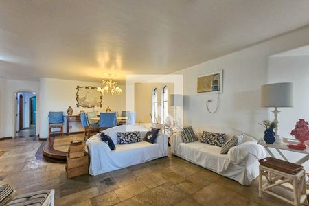 Sala de apartamento para alugar com 3 quartos, 170m² em Jardim das Conchas, Guarujá