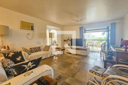 Sala de apartamento para alugar com 3 quartos, 170m² em Jardim das Conchas, Guarujá