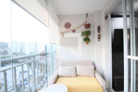 Sacada/Sala de apartamento à venda com 2 quartos, 50m² em Vila Andrade, São Paulo