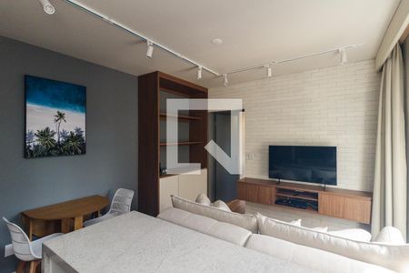 Sala de apartamento para alugar com 1 quarto, 40m² em Santa Cecilia, São Paulo