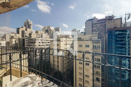 Sacada do Quarto de apartamento para alugar com 1 quarto, 40m² em Santa Cecilia, São Paulo