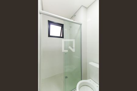 Banheiro de kitnet/studio para alugar com 1 quarto, 27m² em Vila Prudente, São Paulo