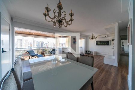 Sala de apartamento para alugar com 3 quartos, 128m² em Centro, Santo André