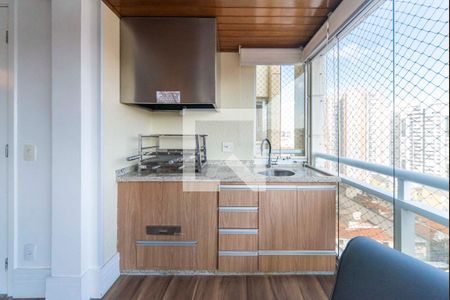 Varanda Gourmet de apartamento para alugar com 3 quartos, 128m² em Centro, Santo André