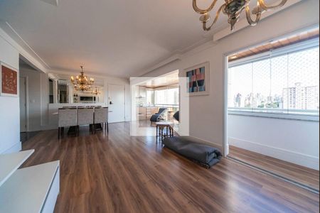 Sala de apartamento para alugar com 3 quartos, 128m² em Centro, Santo André