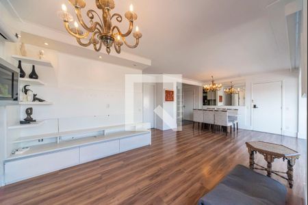 Sala de apartamento para alugar com 3 quartos, 128m² em Centro, Santo André