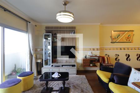 Sala de apartamento à venda com 3 quartos, 141m² em Vila Valparaíso, Santo André