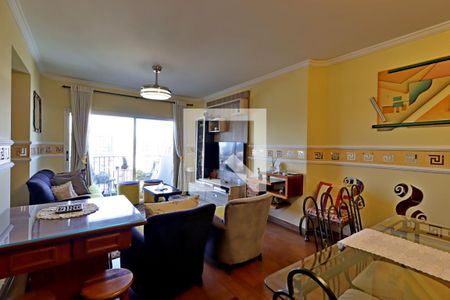 Sala de apartamento à venda com 3 quartos, 141m² em Vila Valparaíso, Santo André