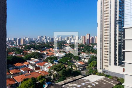 Sala - Vista de apartamento para alugar com 1 quarto, 31m² em Campo Belo, São Paulo