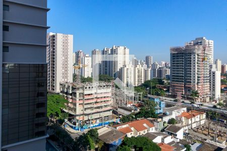 Sala - Vista de apartamento para alugar com 1 quarto, 31m² em Campo Belo, São Paulo