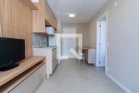 Sala de apartamento para alugar com 1 quarto, 31m² em Campo Belo, São Paulo