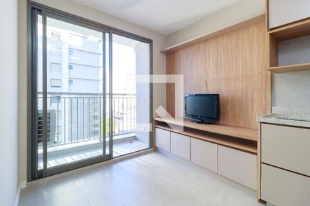 Sala de apartamento para alugar com 1 quarto, 31m² em Campo Belo, São Paulo