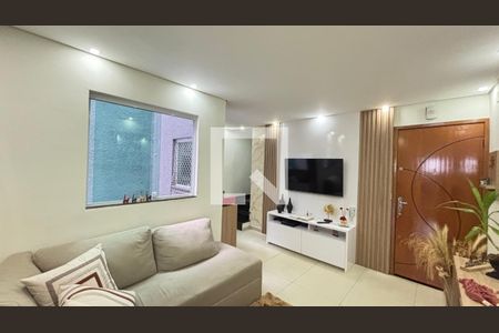 Sala de apartamento à venda com 2 quartos, 96m² em Parque Capuava, Santo André
