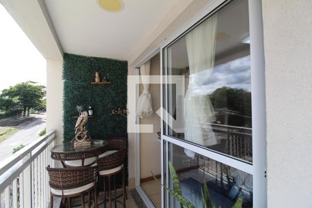 Sala - Varanda de apartamento à venda com 3 quartos, 83m² em Taquara, Rio de Janeiro