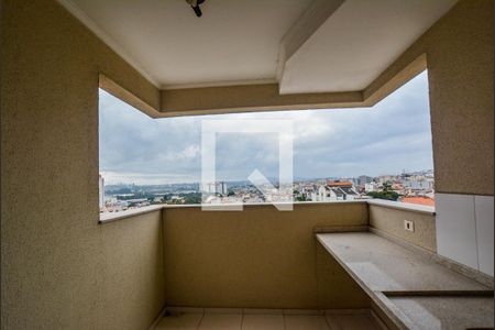 Varanda da Sala de apartamento para alugar com 2 quartos, 55m² em Vila Suíça, Santo André