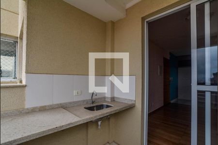 Varanda da Sala de apartamento para alugar com 2 quartos, 55m² em Vila Suíça, Santo André