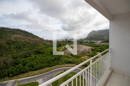 Varanda da Sala de apartamento para alugar com 3 quartos, 55m² em Barra da Tijuca, Rio de Janeiro