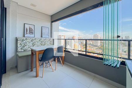 Varanda da Sala de apartamento para alugar com 1 quarto, 40m² em Vila Mariana, São Paulo