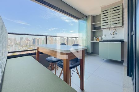 Varanda da Sala de apartamento para alugar com 1 quarto, 40m² em Vila Mariana, São Paulo