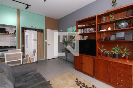 Sala/Cozinha de apartamento à venda com 1 quarto, 51m² em Pinheiros, São Paulo
