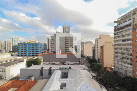 Vista da Sala de apartamento à venda com 1 quarto, 51m² em Pinheiros, São Paulo