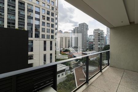 Varanda de apartamento à venda com 1 quarto, 42m² em Vila Olímpia, São Paulo