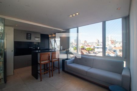 Sala de apartamento à venda com 2 quartos, 62m² em Santana, Porto Alegre