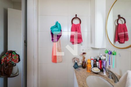 Banheiro da Suíte de apartamento à venda com 3 quartos, 107m² em Santo Antônio, São Caetano do Sul