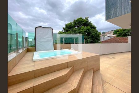 Varanda da Sala de apartamento à venda com 2 quartos, 166m² em Serra, Belo Horizonte