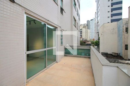 Varanda da Sala de apartamento à venda com 2 quartos, 166m² em Serra, Belo Horizonte