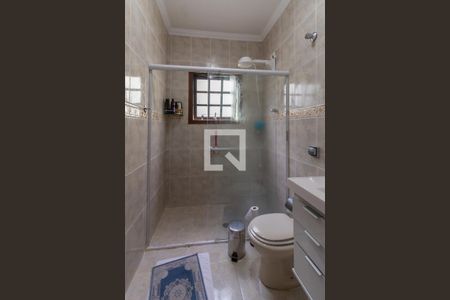 Banheiro da Suíte de casa à venda com 3 quartos, 126m² em Parque Renato Maia, Guarulhos