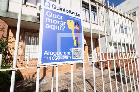 Fachada de kitnet/studio para alugar com 1 quarto, 40m² em Menino Deus, Porto Alegre