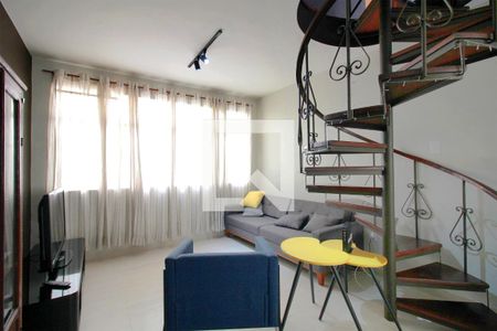 Sala de apartamento para alugar com 4 quartos, 191m² em Sion, Belo Horizonte