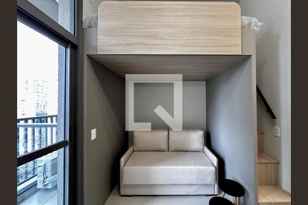 Sala de kitnet/studio para alugar com 1 quarto, 25m² em Jardim das Acacias, São Paulo