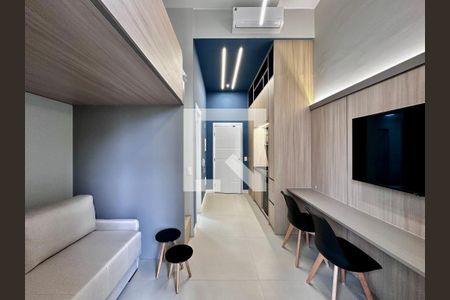 Sala de kitnet/studio para alugar com 1 quarto, 25m² em Jardim das Acacias, São Paulo