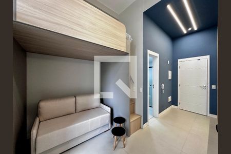 Sala de kitnet/studio para alugar com 1 quarto, 25m² em Jardim das Acacias, São Paulo