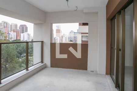 Sacada Sala de apartamento à venda com 3 quartos, 144m² em Perdizes, São Paulo