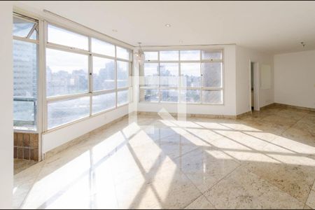Sala de apartamento para alugar com 3 quartos, 191m² em Serra, Belo Horizonte