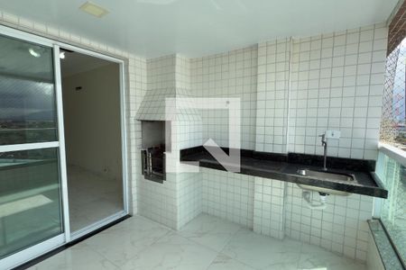 Varanda gourmet de apartamento para alugar com 3 quartos, 104m² em Vila Caiçara, Praia Grande