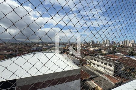 Vista da Sala de apartamento para alugar com 3 quartos, 104m² em Vila Caiçara, Praia Grande