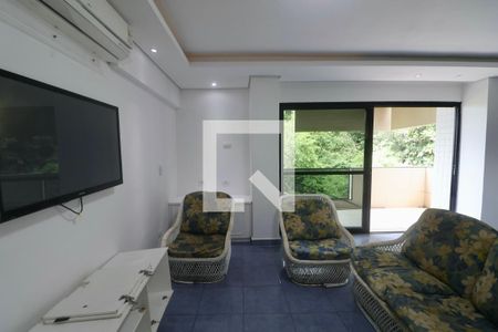 Sala de apartamento para alugar com 3 quartos, 147m² em Balneario Cidade Atlantica, Guarujá