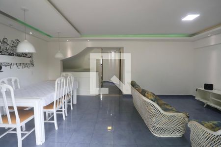 Sala de apartamento para alugar com 3 quartos, 147m² em Balneario Cidade Atlantica, Guarujá