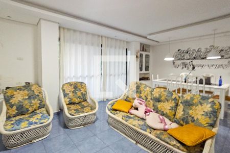 Sala de apartamento para alugar com 3 quartos, 147m² em Balneario Cidade Atlantica, Guarujá