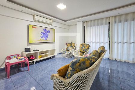 Sala de apartamento para alugar com 3 quartos, 147m² em Balneario Cidade Atlantica, Guarujá
