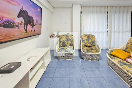 Sala de apartamento para alugar com 3 quartos, 147m² em Balneario Cidade Atlantica, Guarujá