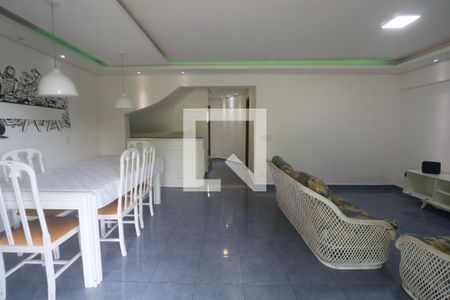 Sala de apartamento para alugar com 3 quartos, 147m² em Balneario Cidade Atlantica, Guarujá