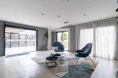 Hall de entrada de kitnet/studio para alugar com 1 quarto, 18m² em Novo Mundo, Curitiba