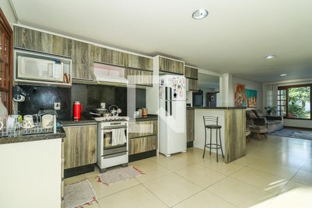 Cozinha de casa de condomínio à venda com 3 quartos, 191m² em Passo das Pedras, Porto Alegre